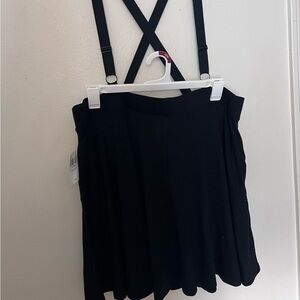 Hot Topic Mini Skirt with suspenders attached